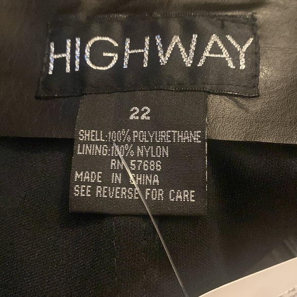 Leather skirt. Plus size - Picture 4 of 4